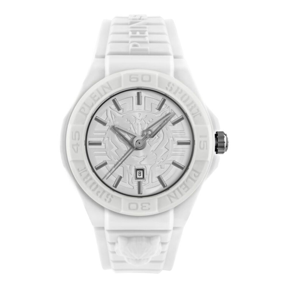 Plein Sport New Fearless Silicone Watch White Mens